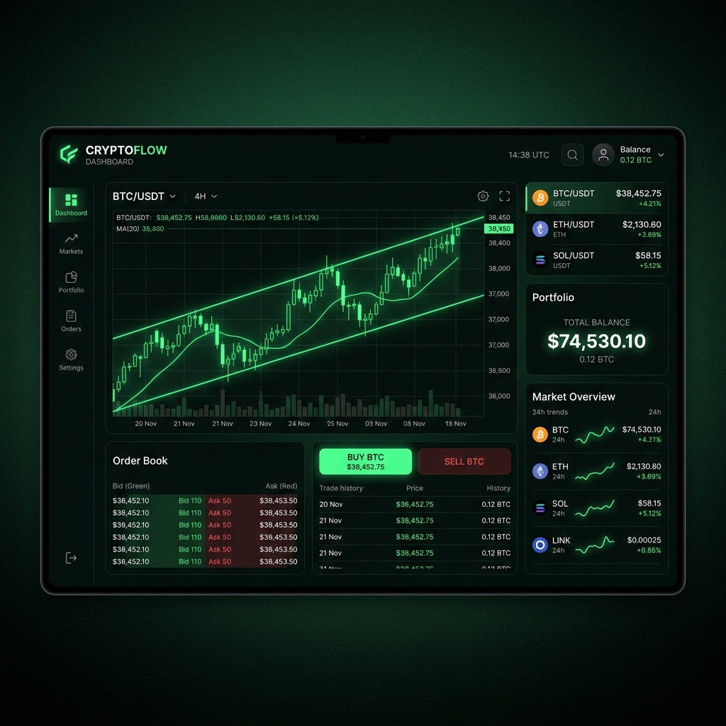 Fintech Crypto Dashboard